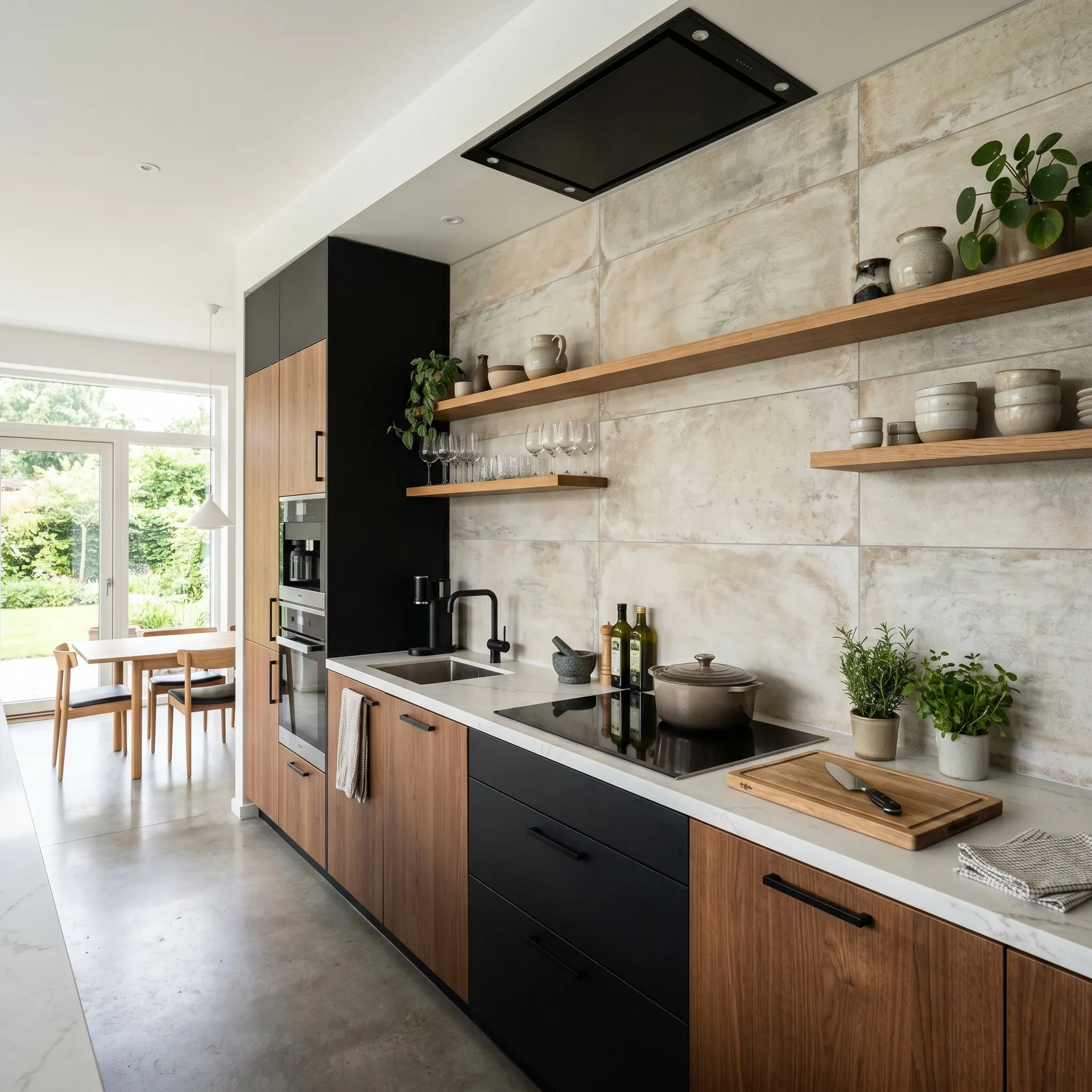 Kitchen tile installation